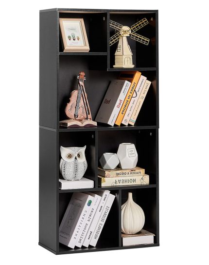 VECELO 42 Inch High Bookcase, 4-Tier